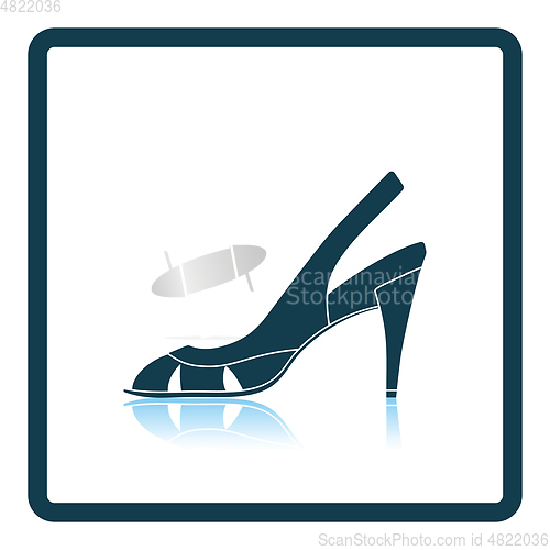 Image of Woman heeled sandal icon