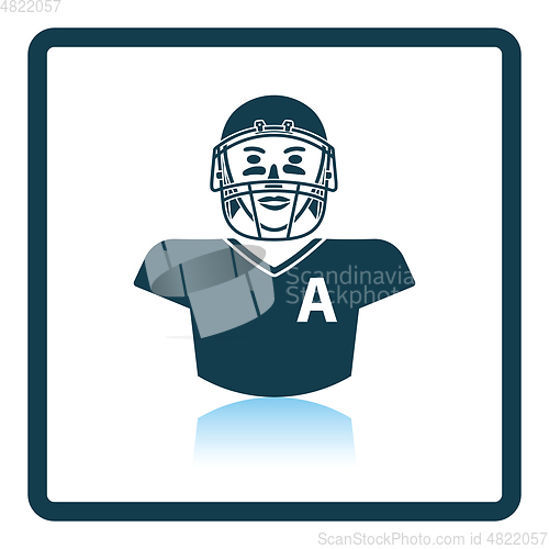 Image of American football player icon