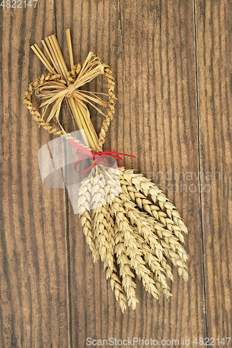 Image of Corn Dolly Ancient Symbol of Harvest Fertility  