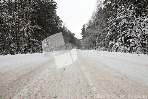 Image of Road under the snow