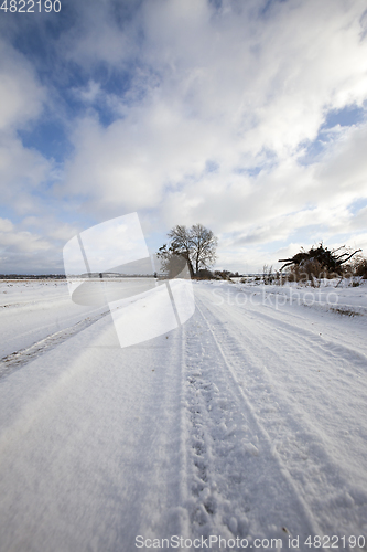 Image of The road in winter