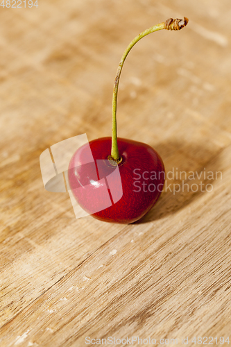 Image of Red ripe cherry