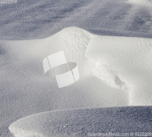 Image of Snowdrifts in winter