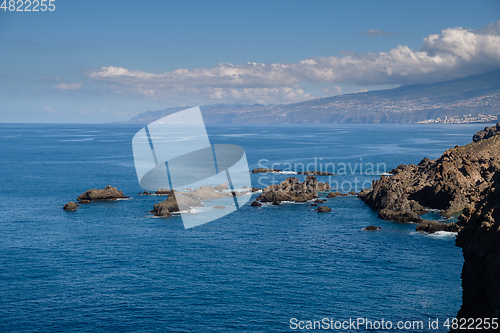 Image of natural swimming pools on Tenerife island