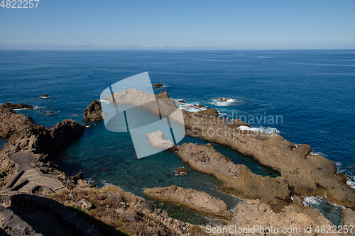 Image of natural swimming pools on Tenerife island