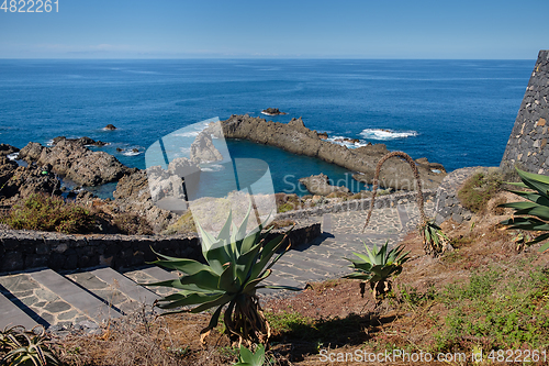 Image of natural swimming pools on Tenerife island