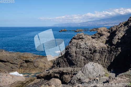 Image of natural swimming pools on Tenerife island