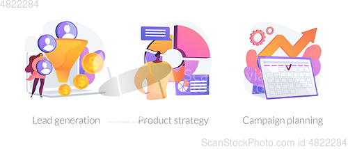 Image of Digital Strategy vector concept metaphors