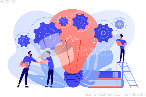 Image of Business idea concept vector illustration.