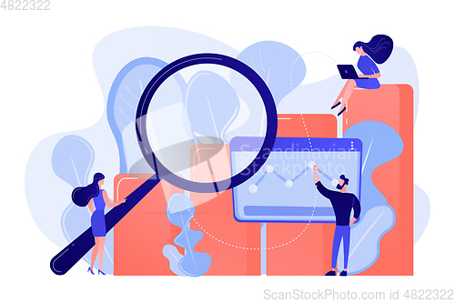 Image of Marketing research concept vector illustration.