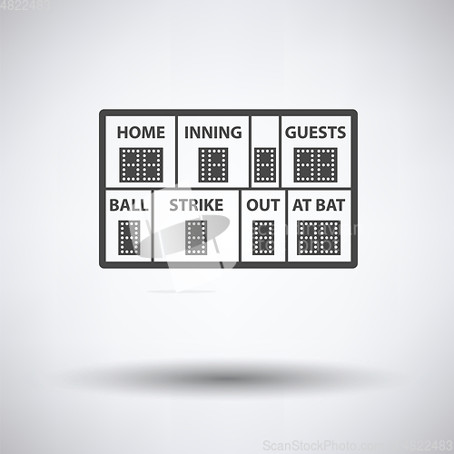 Image of Baseball scoreboard icon