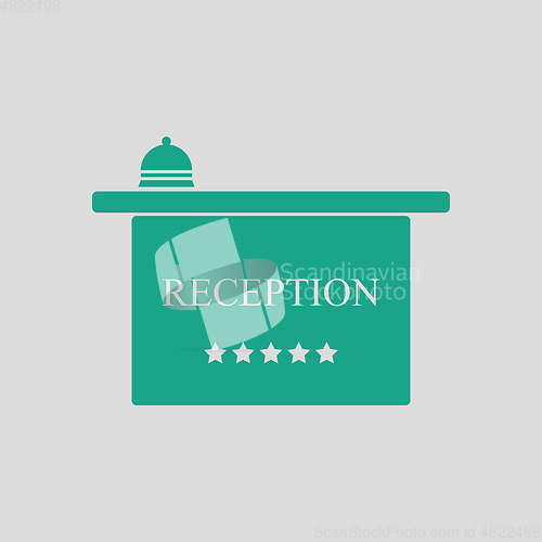 Image of Hotel reception desk icon