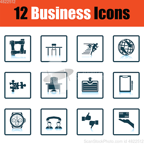 Image of Business icon set