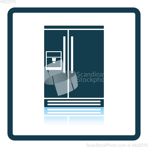 Image of Wide refrigerator icon