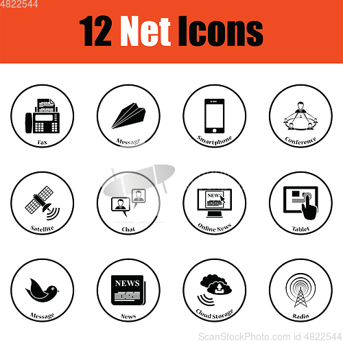 Image of Communication icon set