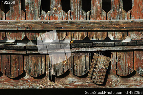 Image of Wooded fence