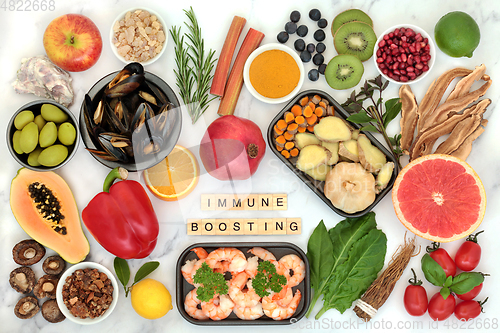 Image of Immune Boosting Food for a Healthy Balanced Diet