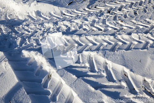 Image of Road under the snow