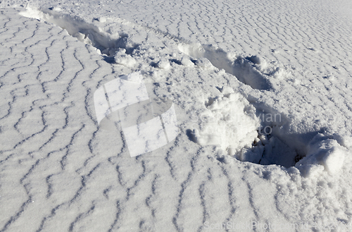 Image of Snow surface, winter