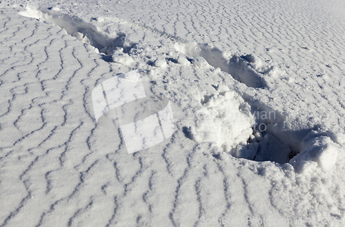 Image of Snow surface, winter
