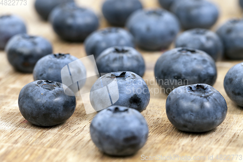 Image of Blue ripe blueberries