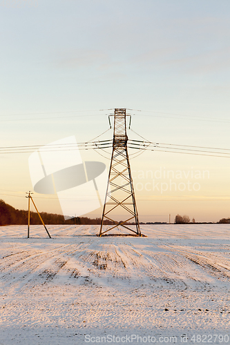 Image of Line high-voltage transmission