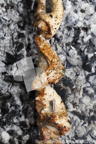 Image of Cooking meat on the grill