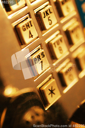 Image of Telephone buttons