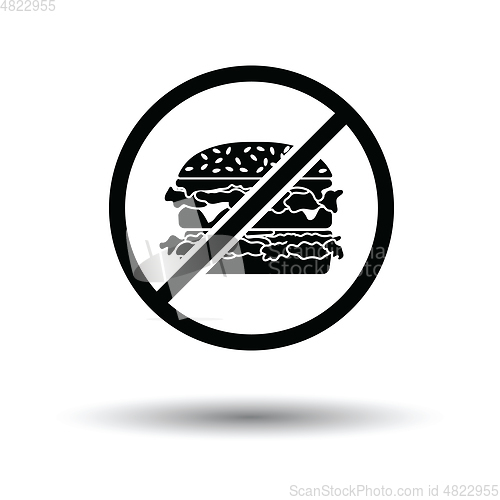 Image of  Prohibited hamburger icon