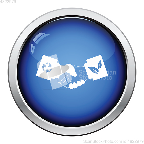 Image of Ecological handshakes icon