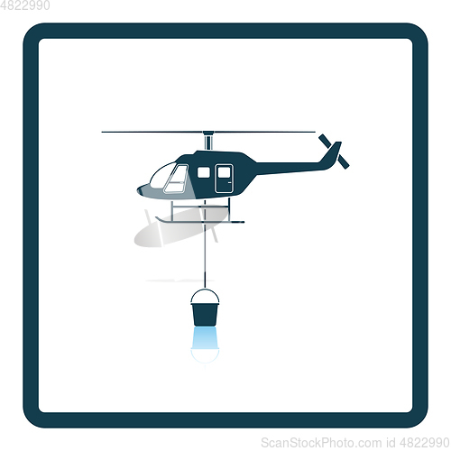 Image of Fire service helicopter icon