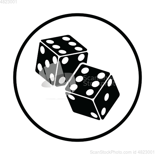 Image of Craps dice icon