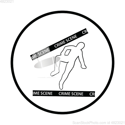 Image of Crime scene icon
