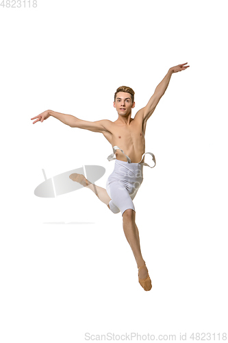 Image of handsome ballet artist