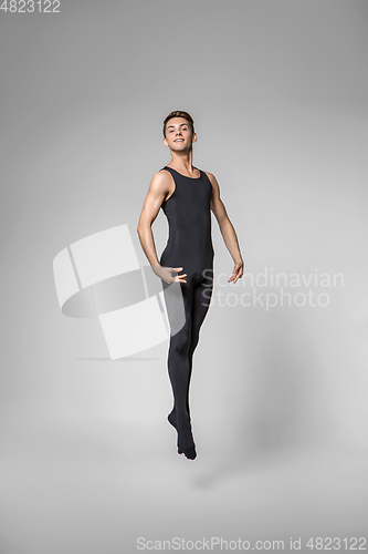 Image of handsome ballet artist