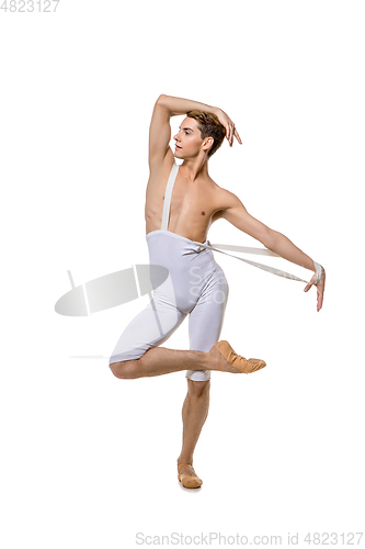 Image of handsome ballet artist