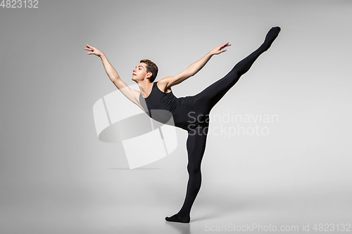 Image of handsome ballet artist