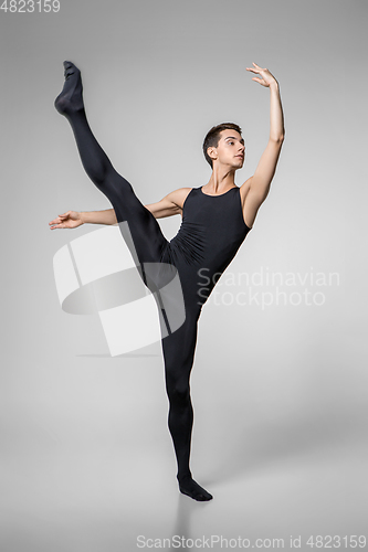 Image of handsome ballet artist