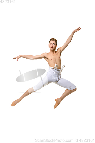 Image of handsome ballet artist