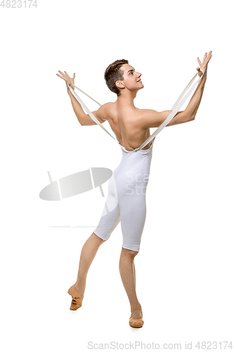 Image of handsome ballet artist