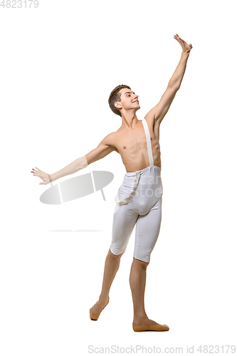 Image of handsome ballet artist