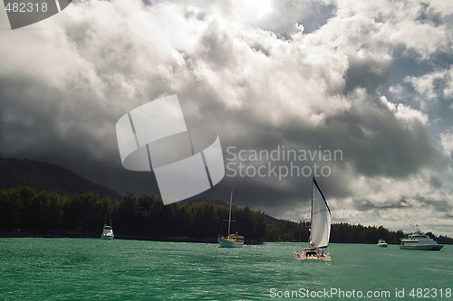 Image of Approaching of thunder storm