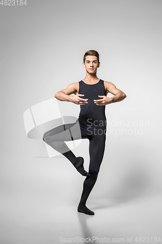 Image of handsome ballet artist