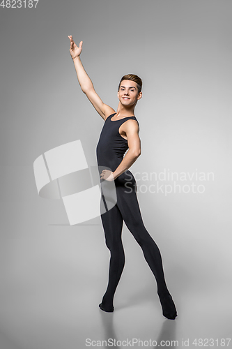 Image of handsome ballet artist