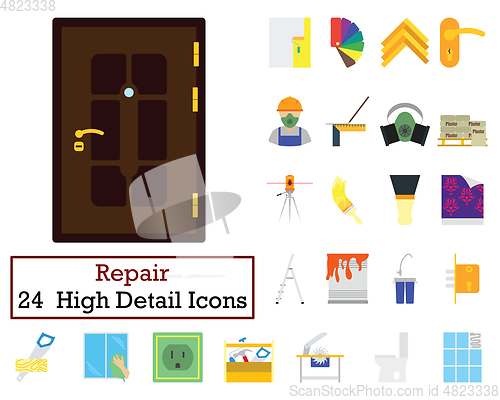 Image of Set of 24 Housing repairs Icons