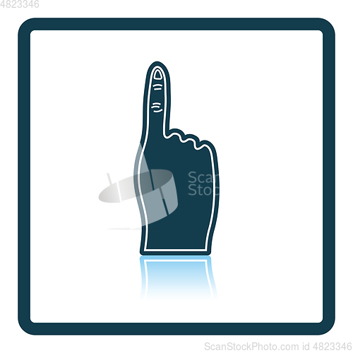 Image of Fans foam finger icon