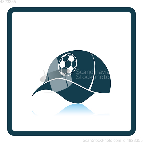 Image of Football fans cap icon