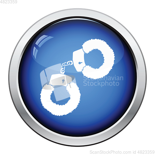 Image of Sex handcuffs with fur icon