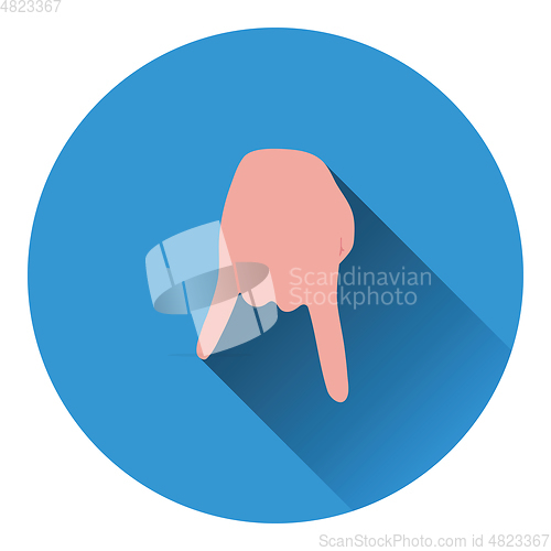 Image of Baseball catcher gesture icon