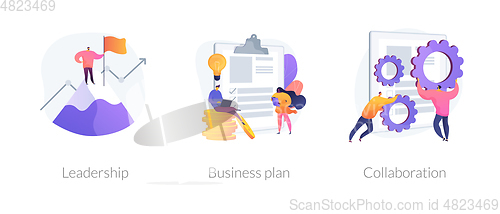 Image of Business development vector concept metaphors